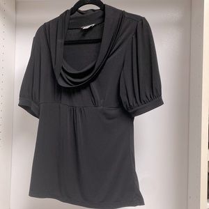 Like New - Loft cowl neck short sleeve top - Small